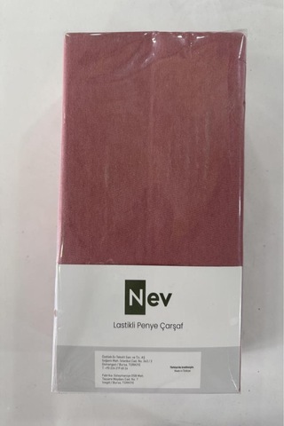 Nev Penye Çarşaf Fitted Koyu Mercancan160x200+30 Mercan