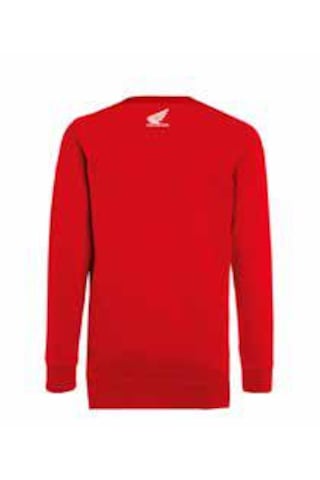 Honda Collection Honda Bisiklet Yaka Kırmızı Sweatshırt