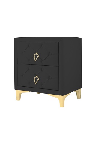 Ruby 2 Çekmeceli Komodin-gold Model Kapitoneli Yatak Odası Iki Çekmeceli Komodin&şifonyer Modelleri Antrasit