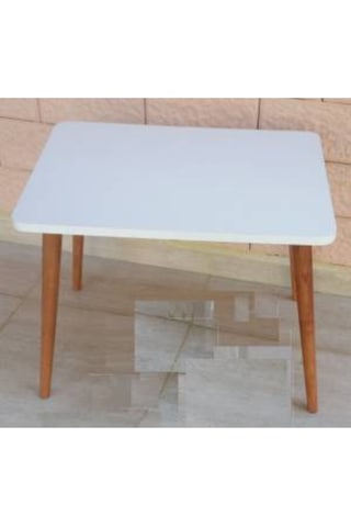 Depolife Ilk Ofisim Çocuk Ders Çalışma Masası Ahşap Konik Ayaklı