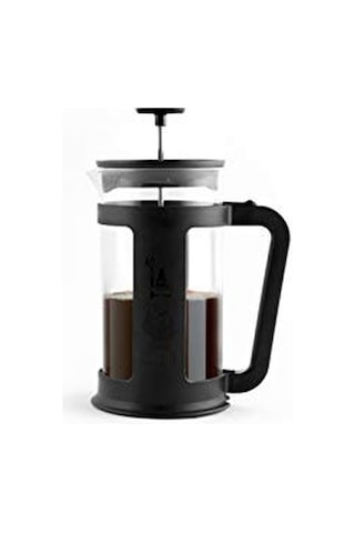 French Press Yaklaşık 1l Kapasiteli Kahve Hazırlayıcı - Kırmızı Polipropilen Gövde - Bulaşık Makinesinde Yık Çok Renkli