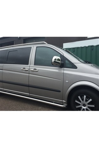 Db Chrome Mercedes Vito Krom Ayna Kapağı 2004 - 2010 2 Parça Abs Kr