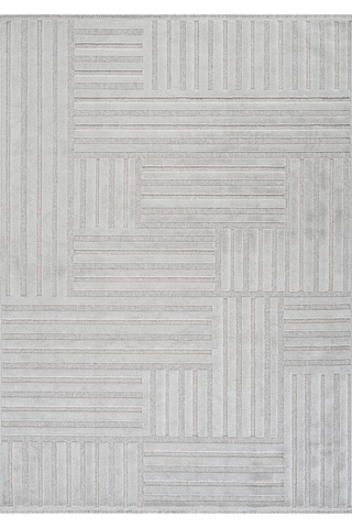Kaşmir Halı İskandinav Asta 80x300 Cm Salon Mutfak Halısı Yolluk Gri
