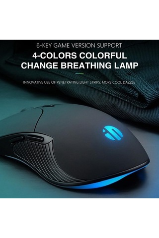 Meslek Kablolu Oyun Faresi 6 Düğmeler 4800 Dpı Led Optik Usb Bilgisayar Fare Oyun Fareleri Pc Dizüstü Bilgisayar İçin