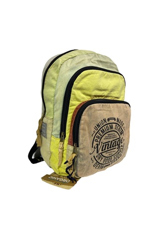 Kaliteli Vintage Disayn Sırt Gezi Çantası New Patchwork 5017 Koyu Kahverengi