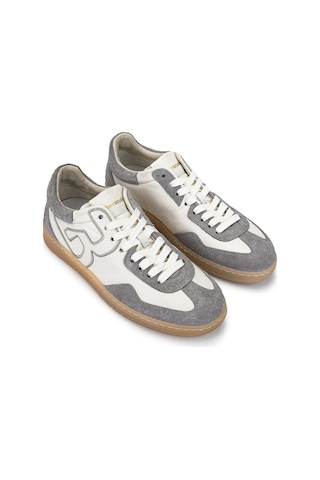 Barracuda Erkek Hakiki Deri Gri/beyaz Sneakers & Spor Ayakkabı 511 Bu3538b Erk Ayk Y25 Graıa/off Whıte Gri - Beyaz