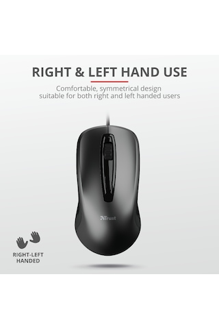 Trust 23733 Carve USB 1200 DPI Mouse