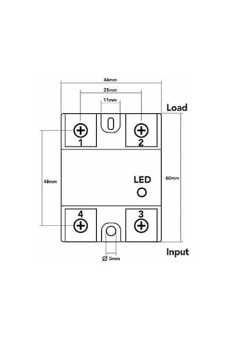 Fotek Solid State Röle 40a Ac-ac