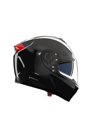 Nolan N80.8 Classico Nobile Kapalı Kask 335 Siyah - Kırmızı