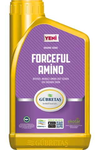 Gübretaş Bitkisel Meşeli Amino Asit Içeren Sıvı Organik Forceful Amino - 1lt Gübretaş Bitkisel Meşeli Amino Asit Içeren Sıvı Organik Forceful Amino - 1lt