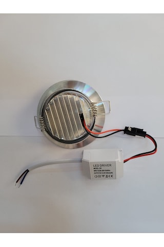 Valens 5 Watt Krom Kasa Beyaz Işık Trafolu Cob Led Spot 1 Adet