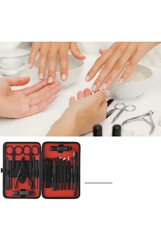 Full Set 18 Parça El Ayak Tırnak Bakım Seti