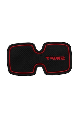 Ulzyvf Yuvası Siyah Paspasları Oluk Minderi Lateks Kırmızı Kauçuk Kapısı İç Bardak Araba - Br Kırmızı - Siyah