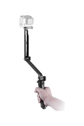 Teltree 3'ü 1 Arada Gopro Aksesuarı: Selfie Çubuğu, Kamera Tutucu Ve Tripod Seti, Su Geçirmez Ve Katlanabilir Tasarım