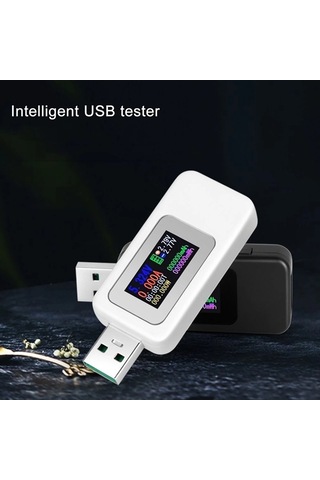 Butuglobal Kws-mx18 10 İn 1 Usb Dc Test Cihazı Akım 4-30 V Gerilim Metre Zamanlama Ampermetre Dijital Metre Siyah