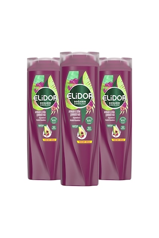 Elidor Avokado ve Üzüm Çekirdeği Yağı Parlaklık Kazandırıcı Şampuan 3 x 400 ML