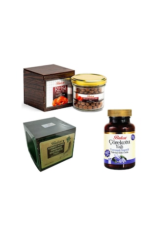 Balen Reishi +Kırmızı Kore Gınseng+çörekotu Yağı Kapsül