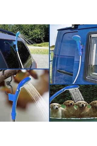 12 V Taşınabilir Seyahat Kamp Araç Oto Duş Seti N11.18
