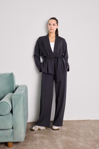 Defacto Modal Kimono Ceket-fall İn Love Loungewear G0003ax25wnar210 Antrasit