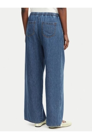 Tommy Hilfiger Mavi Denim Logolu Kadın Pantolon-15584 Mavı