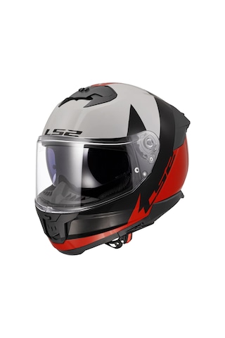 Ls2 Stream 2 Thunderbiz Kapalı Kask Siyah - Kırmızı