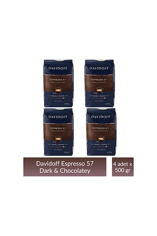 Davidoff Espresso 57 Çekirdek Kahve 4 x 500 G