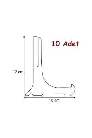 Çerçeve Teşhir Ayak Teşhir Standı 12 Cm No 2 10 Adet