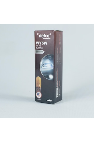 Delco U.s.a W5w T10 Amber Turuncu Dipsiz Ampul 12 Volt 10 Adet
