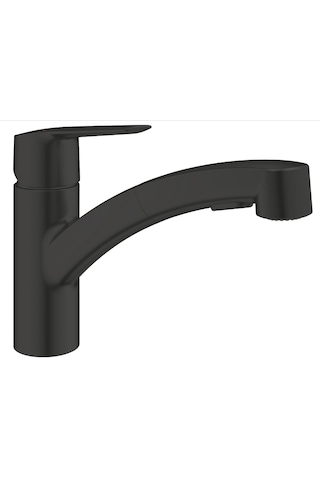 Grohe Start 303072431 90 Dönüş Açısı Spiralli Eviye Bataryası Mat Siyah