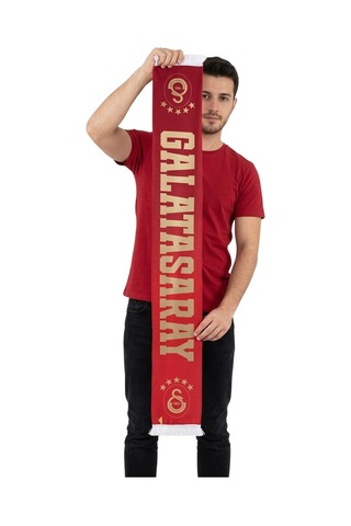 Galatasaray İlklerin Ve Enlerin Takımı Şal Atkı Uv Kutu Kırmızı
