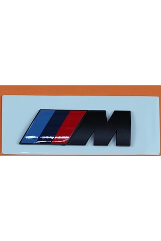 Bmw Siyah M Yazı Logo 75Mm