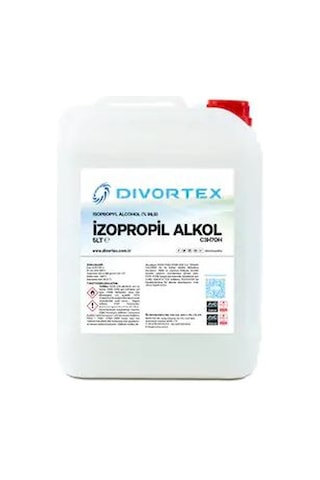 Divortex Ipa Izopropil Alkol C3h70h % 99.9 Saflık 5 Lt. 3.94  Kg