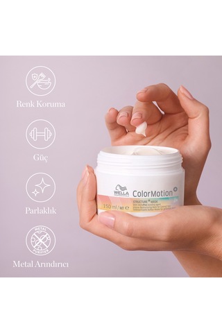 Wella Professionals Colormotion+ Boyalı Yıpranmış Saçlar İçin Yapılandırıcı Saç Maskesi 150 Ml