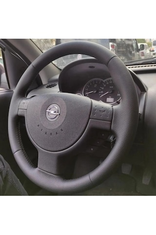 Opel Corsa C Kasa 2000-2006 Araca Özel Direksiyon Deri Kılıfı Dü