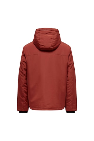 Onsjayden Hood Jacket Otw Vd Kiremit 22025214 Cok Renklı