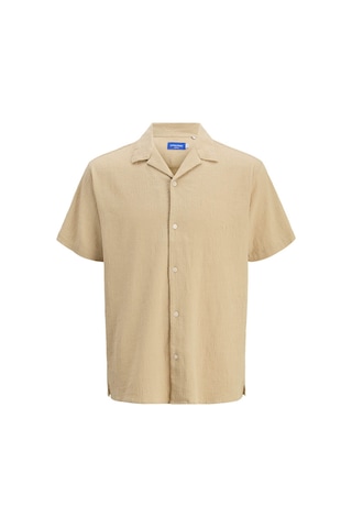 Jack & Jones Jorluke Crınkle Ss Jnr Bej Erkek Çocuk Gömlek 000000000102257534 Bej