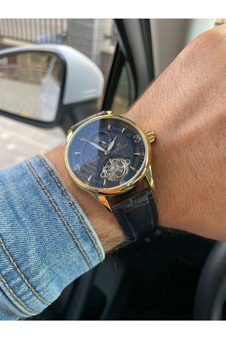 Aokulasic Otomatik Mekanizma Deri Kordon Erkek Kol Saati swr0704