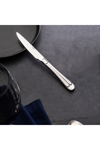 Nehir Saray Sade Yemek Bıçağı Düzine 12'li