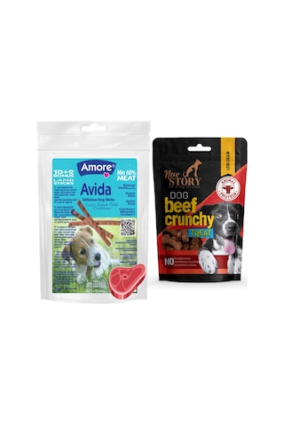Amore Avida Kuzu Etli Tahılsız Sticks Lamb Crunchy Köpek Ödülü 12 x 5 G
