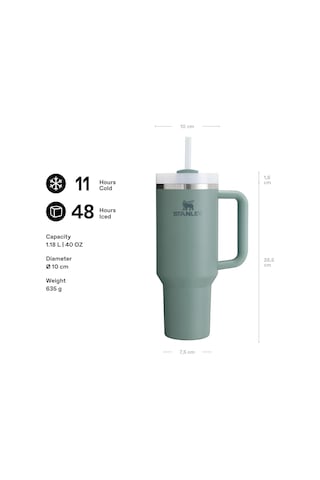 Stanley Quencher Pipetli Termos Bardak, 1.18 L Çok Renkli