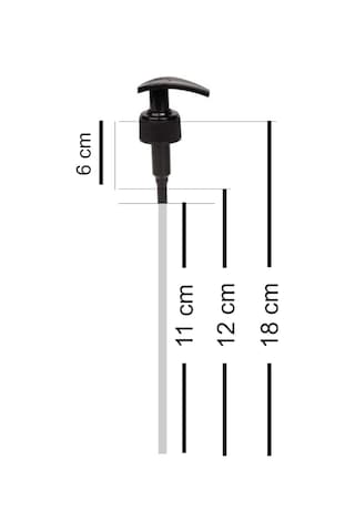 Pikotech Sıvı Sabun Pompası Yedek Başlık Siyah Renk 50 Adet Siyah