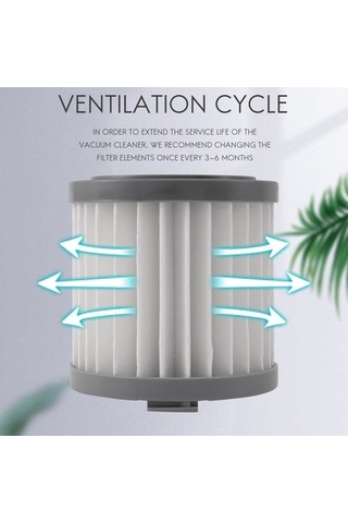 Unimarket Quarter Stone Xiaomi Jımmy Jv51 Jv53 Jv83 Için 3 Adet El Tipi Kablosuz Filtre -gri Süpürge Yedek Parçaları