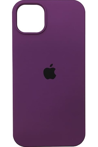 Apple Uyumlu iPhone 14 Logolu İçi Kadife Silikon Lansman Kılıf (10 Renk)