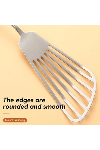 Sones 304 Paslanmaz Çelik Ceviz Saplı Pişirme Aletleri Ev Restoran Mutfak Aletleri, Stil: Pasta Spatulası