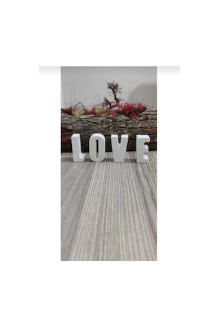 Love Dekoratif Yazı Süs Eşyası Love Bıblo Dekor Obje