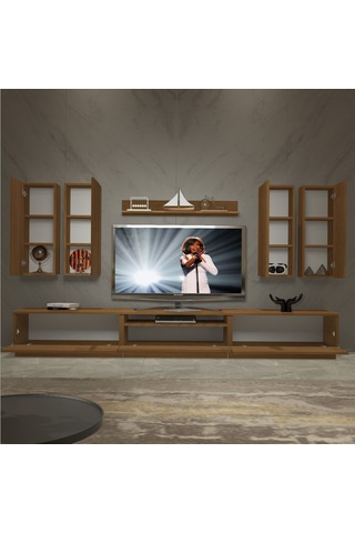 Decoraktiv Trendstyle 8d Slm Tv Ünitesi Tv Sehpası Ceviz