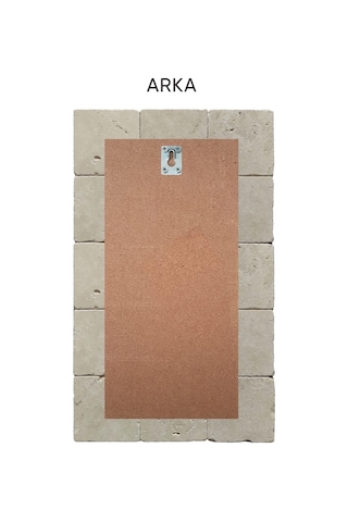 Taş Tablo Bozkurt - Duvar Dekoru, Kurt Tablo, Salon Tablosu 30x50cm