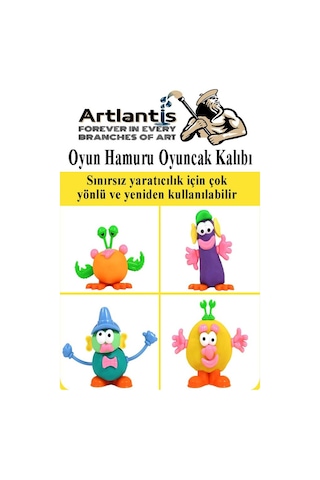 Oyun Hamuru Oyuncak Kalıbı 1 Paket Oyun Hamuru Aksesuarları Seti