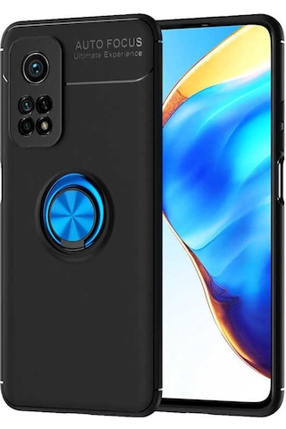 Xiaomi Mi 10T 5G Kılıf Zore Ravel Yüzüklü Silikon Kılıf