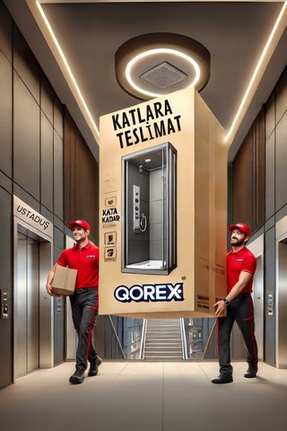 - Qorex Marka - 6 Mm Füme Temper Cam Duşakabin H:190 Özel Seri Krom Aksesuar. Diğer